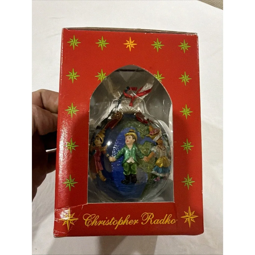 Christopher Radko Christmas Ornament Vintage‎ 2000 UNITED FOR PEACE New In Box!!